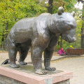 Popular Design Metal Animal Sculpture Life Size Bronze Bear Statue